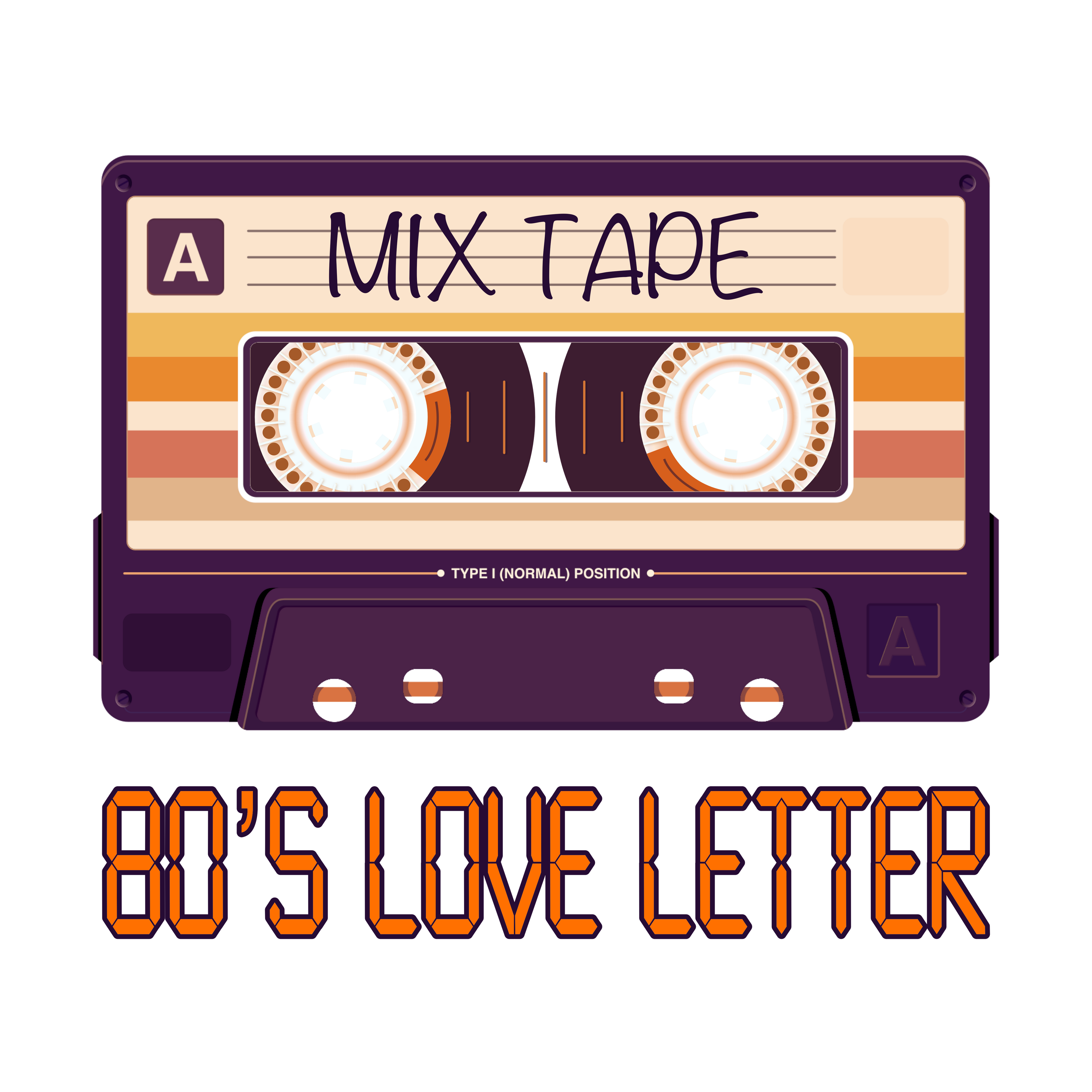 MIX TAPE: 80'S LOVE LETTER (MT)